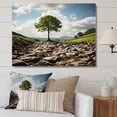 thumbnail image 1 of Designart "Green Tree In landscape" Landscape Trees Canvas Wall Art, 1 of 5