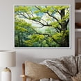 thumbnail image 1 of Designart "Green Tree Sycamore Charm III" Tree Sycamore Floater Framed Wall Decor, 1 of 7