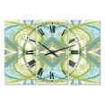 thumbnail image 1 of Designart 'Green Vision' Oversized Mid-Century Wall Clock, 1 of 3