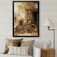 thumbnail image 1 of Designart "Greenish Hue Antique Ride" Bicycle Picture Framed Wall Art Prints, 1 of 5