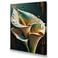 thumbnail image 1 of Designart Gren And White Calla Lily Flower III Canvas Wall Art, 1 of 5