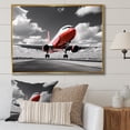 thumbnail image 1 of Designart "Grey Dreams of Flight" Transportation Floater Framed Canvas Print, 1 of 7