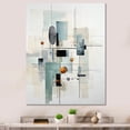 thumbnail image 1 of Designart "Grey Suprematism Geometric Euphony II" Abstract Wall Decor, 1 of 5
