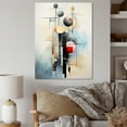 thumbnail image 1 of Designart "Grey Suprematism modern Balance I" Abstract Canvas Print, 1 of 5