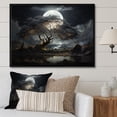 thumbnail image 1 of Designart "Grey Tree quintessence Of Light" Landscape Trees Floater Framed Wall Decor, 1 of 7