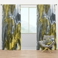 thumbnail image 1 of Designart 'Grey, White and White Marble Acrylic II' Modern Curtain Panel, 1 of 4