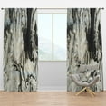 thumbnail image 1 of Designart 'Grey, White and White Marble Acrylic VII' Modern Blackout Curtain Panel, 1 of 4