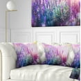 thumbnail image 1 of Designart Growing and Blooming Lavender - Floral Throw Pillow - 18x18, 1 of 5