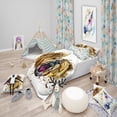 thumbnail image 1 of Designart 'Growling Grizzly Bear Watercolor' Modern & Contemporary Duvet Cover Set, 1 of 2