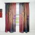 thumbnail image 1 of Designart 'Grungy Geometric Pattern' Modern & Contemporary Curtain Panel, 1 of 5