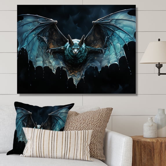 Designart "Guardian of the Nocturnal Sky" Animals Wall Art Print