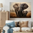 thumbnail image 1 of Designart "Guardians of the Elephants" Animals Wall Art Print, 1 of 5
