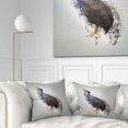 thumbnail image 1 of Designart Guinea Fowl Abstract Design - Animal Throw Pillow - 16x16, 1 of 5