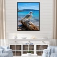 thumbnail image 1 of Designart "Gull'S Seaside Vista II" Coastal Floater Framed Canvas Wall Art, 1 of 5
