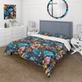 thumbnail image 1 of Designart "Gypsy Soul Artwork II" Multicolor Boho Bedding Covert Set - Bohemian & Eclectic Bed Set With 1 Sham, 1 of 5