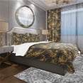 thumbnail image 1 of Designart 'Hand Drawn Floral Pattern' Modern & Contemporary Duvet Cover Set, 1 of 4