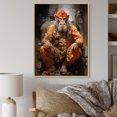 thumbnail image 1 of Designart "Hanumans Devotion Hinduisim Art wall decor I" Hinduisim Floater Framed Canvas Wall Art, 1 of 7