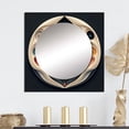 thumbnail image 1 of Designart "Happy Coincidence Spirituality Of Thought Art" Modern Geometric Square Mirror For Wall Decor - Large White Square Mirror Printed Wall Decor - Modern Square Living Room Mirror, 1 of 5