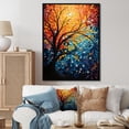 thumbnail image 1 of Designart "Hardedge Art Sublime Tree consistency V" Abstract Floater Framed Canvas Art Print, 1 of 7