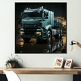 thumbnail image 1 of Designart "Harmonic Abstract Giant Truck" Truck Floater Framed Canvas Prints, 1 of 5