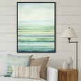 thumbnail image 1 of Designart "Harmonic Horizon Landscape In Minimalism II" Minimalism Floater Framed Canvas Art Print, 1 of 5
