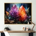 thumbnail image 1 of Designart "Harmonic Multicolor Quartz I" Spiritual Stone Floater Framed Canvas Prints, 1 of 5