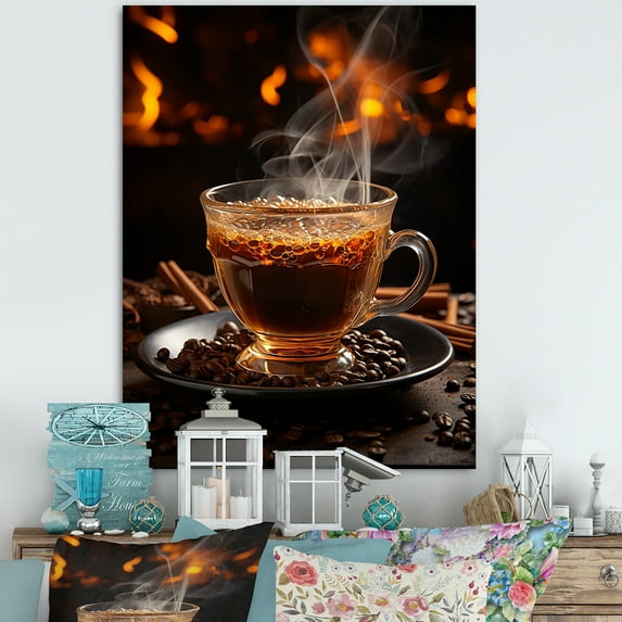 Designart "Harmonious Aroma Of Cuban Coffee" Cuba Wall Decor