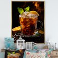 thumbnail image 1 of Designart "Harmonious Aroma Of Cuban Coffee III" Cuba Floater Framed Wall Art Living Room, 1 of 5