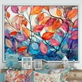thumbnail image 1 of Designart "Harmonious Autumn Leaves In Sunlight II" Leaves Floater Framed Canvas Prints, 1 of 5