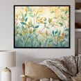 thumbnail image 1 of Designart "Harmonious Autumn Leaves In Sunlight IV" Leaves Floater Framed Wall Decor, 1 of 5