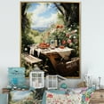 thumbnail image 1 of Designart "Harmonious Farmhouse Picnic I" Meals & Picnics Floater Framed Canvas Art Print, 1 of 5