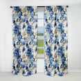 thumbnail image 1 of Designart "Harmonious Floral Symphony I" Floral Blackout Curtain Single Panel, 1 of 4