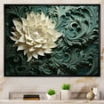 thumbnail image 1 of Designart "Harmonious Helix In Green" Abstract Spirals Floater Framed Wall Art Prints, 1 of 5