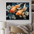 thumbnail image 1 of Designart "Harmonious Hues in Fishing I" Animals Floater Framed Wall Decor, 1 of 7