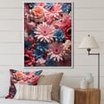 thumbnail image 1 of Designart "Harmonious Pink Daisy Bloom" Daisies Floater Framed Wall Art Living Room, 1 of 5