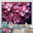 thumbnail image 1 of Designart "Harmonious Pink Lilacs In A Photo III" Lilacs Floater Framed Canvas Wall Art, 1 of 5