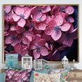 thumbnail image 1 of Designart "Harmonious Pink Lilacs In A Photo III" Lilacs Floater Framed Canvas Wall Art, 1 of 5