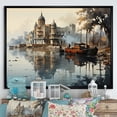 thumbnail image 1 of Designart "Havana Harbor in Cuba II" Cityscapes Floater Framed Wall Decor, 1 of 7