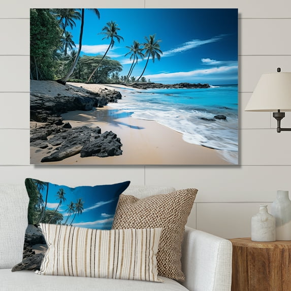 Designart "Hawaii Of Paradise I" Nautical & Beach Wall Decor