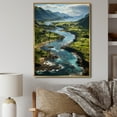 thumbnail image 1 of Designart "Hawaii horizon I" Hawaii Floater Framed Canvas Print, 1 of 7