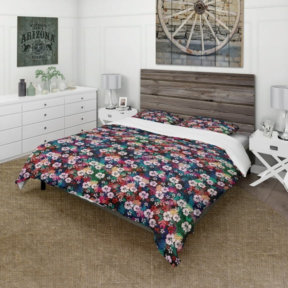 Designart 'Hawaiian Hibiscus Tropical Flower' Floral Duvet Cover Set