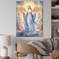 thumbnail image 1 of Designart "Heavenly Praying Of The Beautiful Virgin Of Peace III" Religious Portrait Canvas Wall Art, 1 of 7