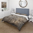 thumbnail image 1 of Designart "Hebrew Western Wall composition II" Religion & Spirituality Bedding Covert Set - Judaism Grey Spiritual Bed Set With 1 Sham, 1 of 6