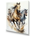 thumbnail image 1 of Designart Herd Of Horses Running II Canvas Wall Art, 1 of 5