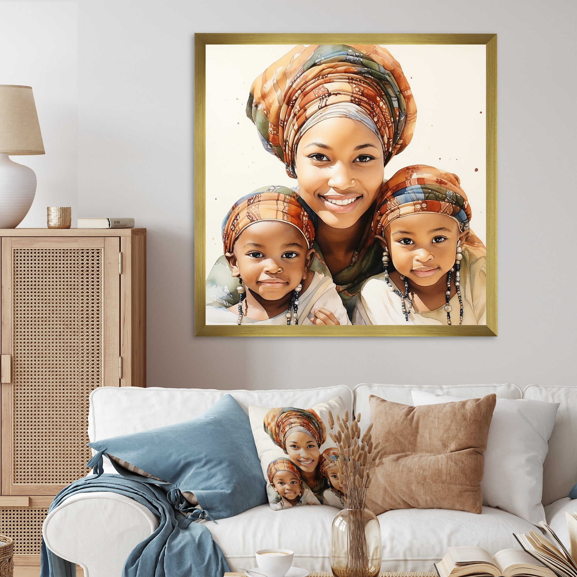 African Family Wall Art