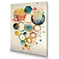thumbnail image 1 of Designart Hexagon And Circular Abstract V Canvas Wall Art, 1 of 5