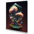 thumbnail image 1 of Designart Hexagon Bonsai Tree I Canvas Wall Art, 1 of 5