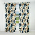 thumbnail image 1 of Designart "Hibiscus Haven" Floral Blackout Curtain Single Panel, 1 of 4