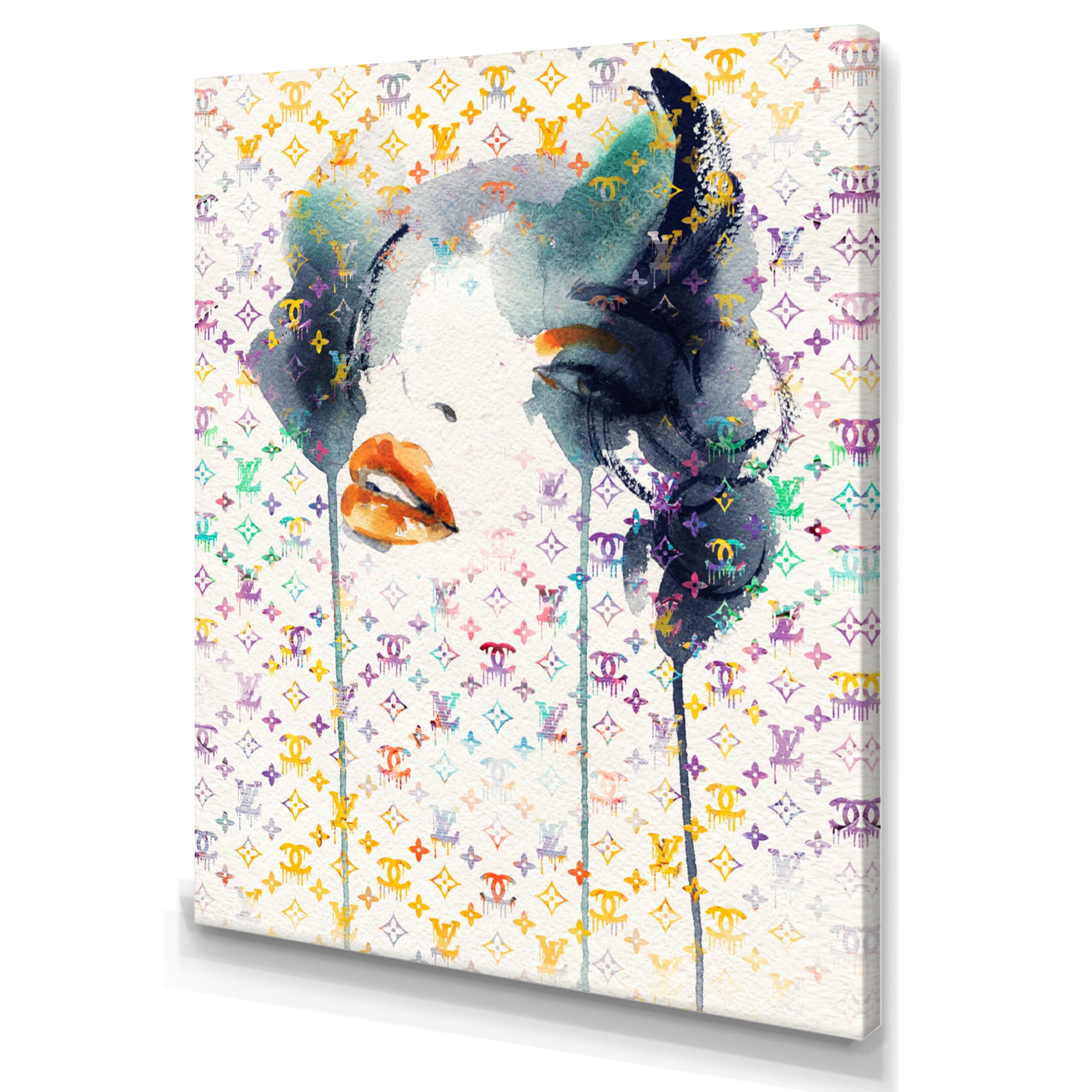 Designart High Fashion Female Sketch I Canvas Wall Art