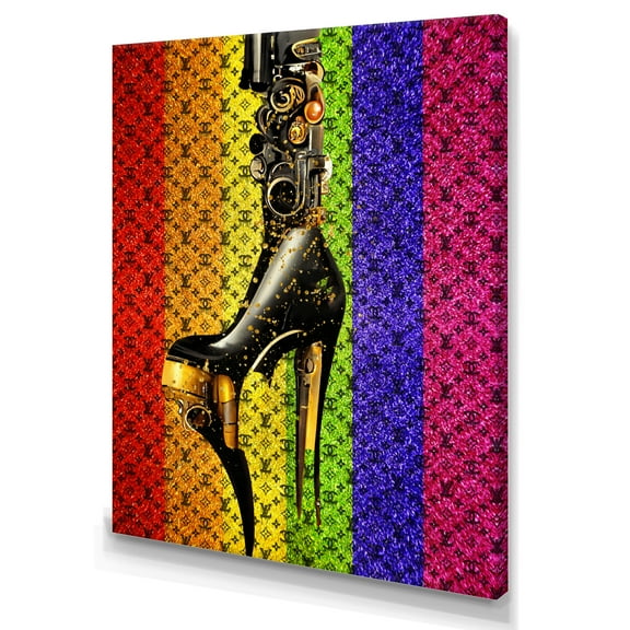 Designart High Fashion High Heel III Canvas Wall Art